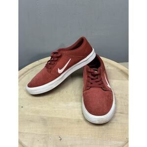 Nike SB Portmore‎ GS 725108 602 Red Sneaker Boys 5 Youth Skateboarding Shoe